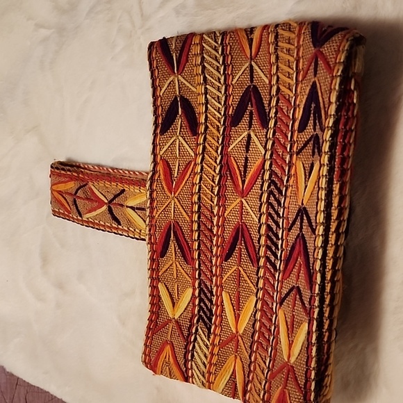 HANDMADE HANDBAGS Handbags - VINTAGE  HANDMADE  👜 HANDBAG BURLAP.